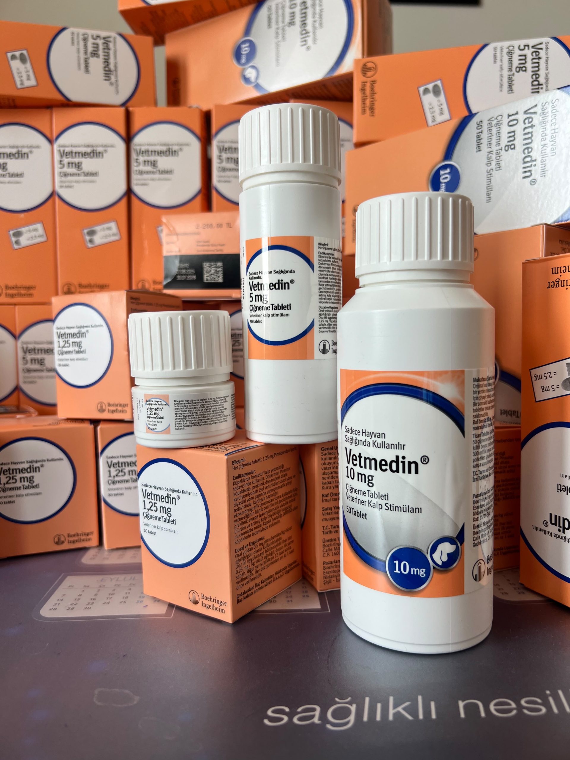 قرص قلب سگ وتمدین (پیموبندان) vetmedin 5mg | بسته 50 تایی