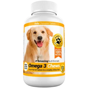 قرص امگا 3 سگ Amazing Nutritionals بسته 120 عددی